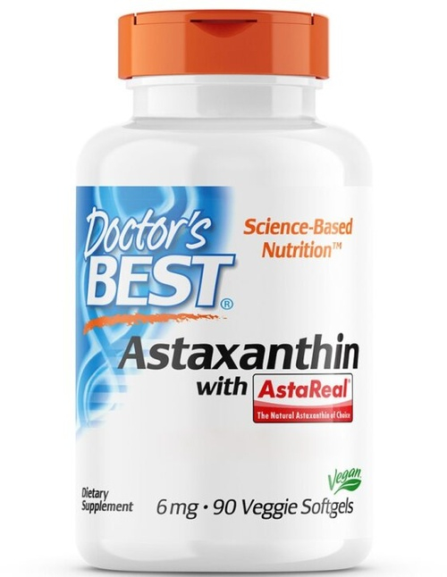 Doctor's Best Astaxanthine AstaReal 6mg 90 softgels